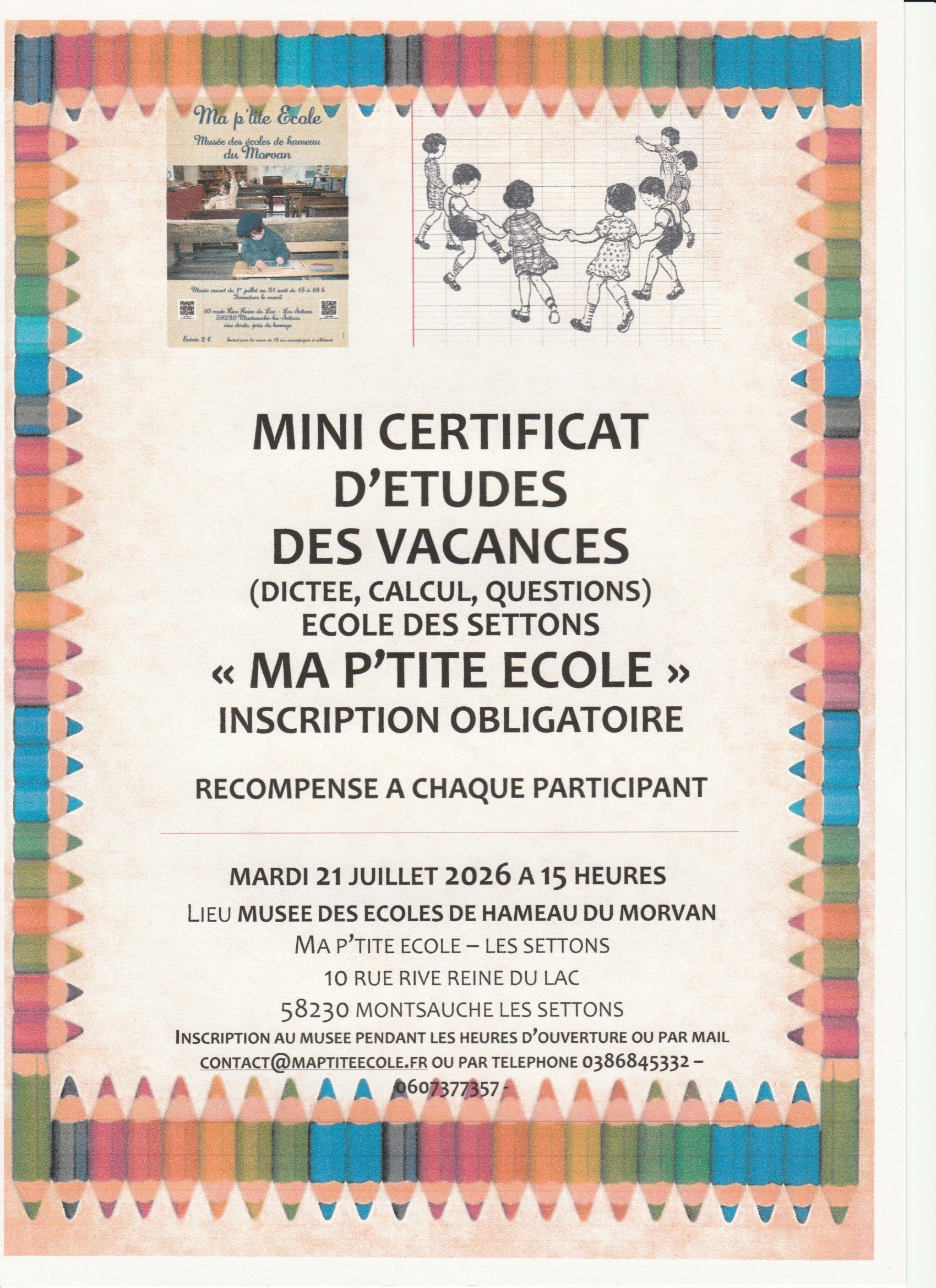 Mini Certificat d'Études 2026