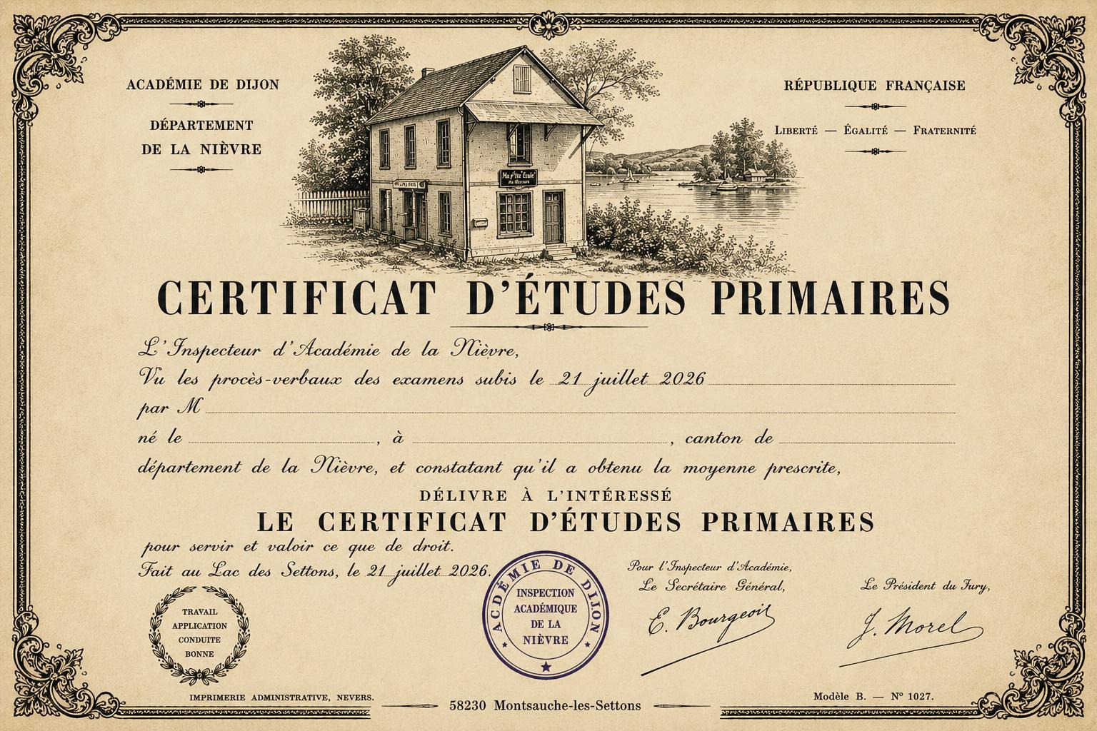 Mini Certificat d'Études 2026