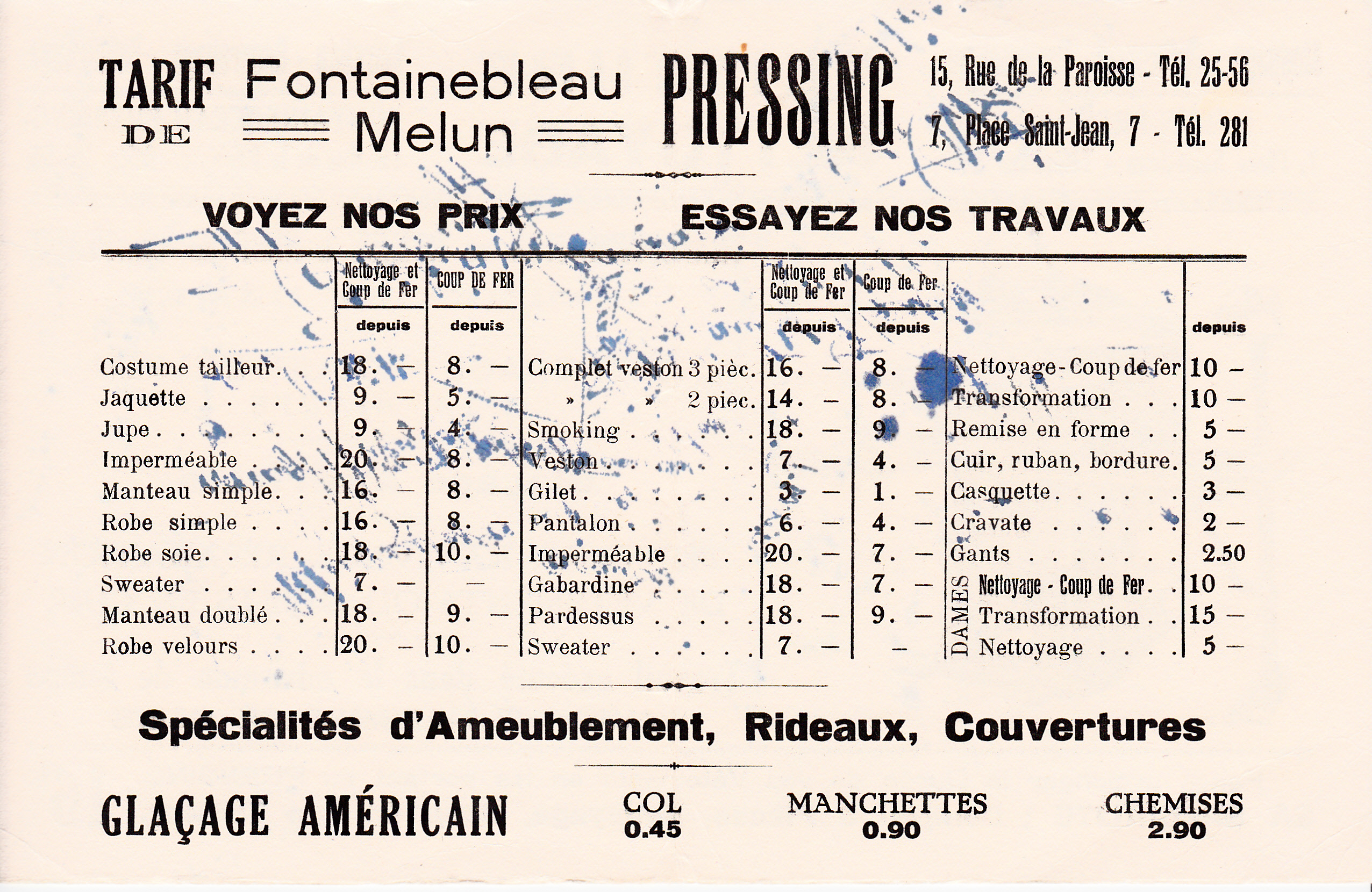 COLLECTION BUVARDS PUBLICITAIRES