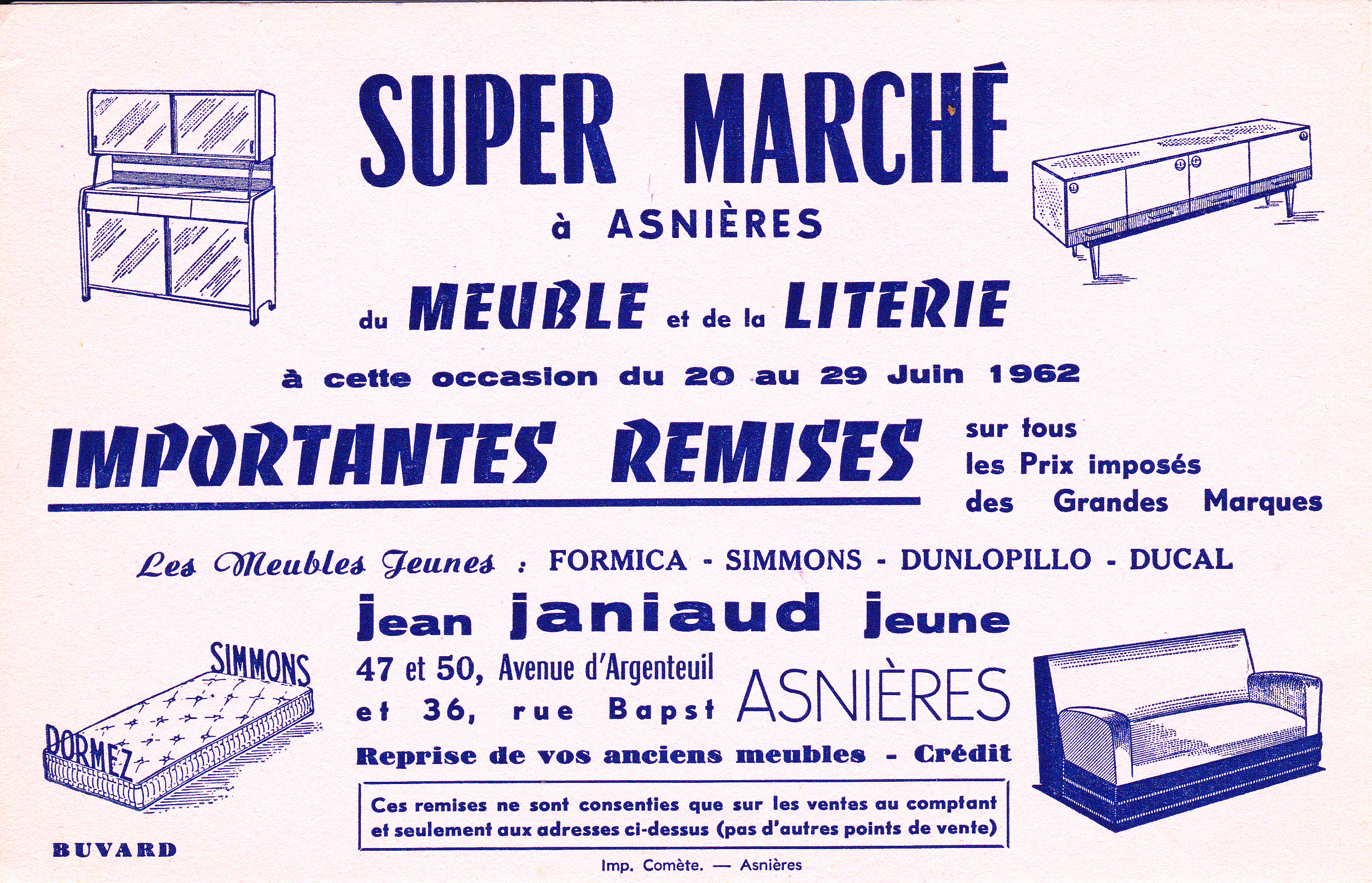 COLLECTION BUVARDS PUBLICITAIRES