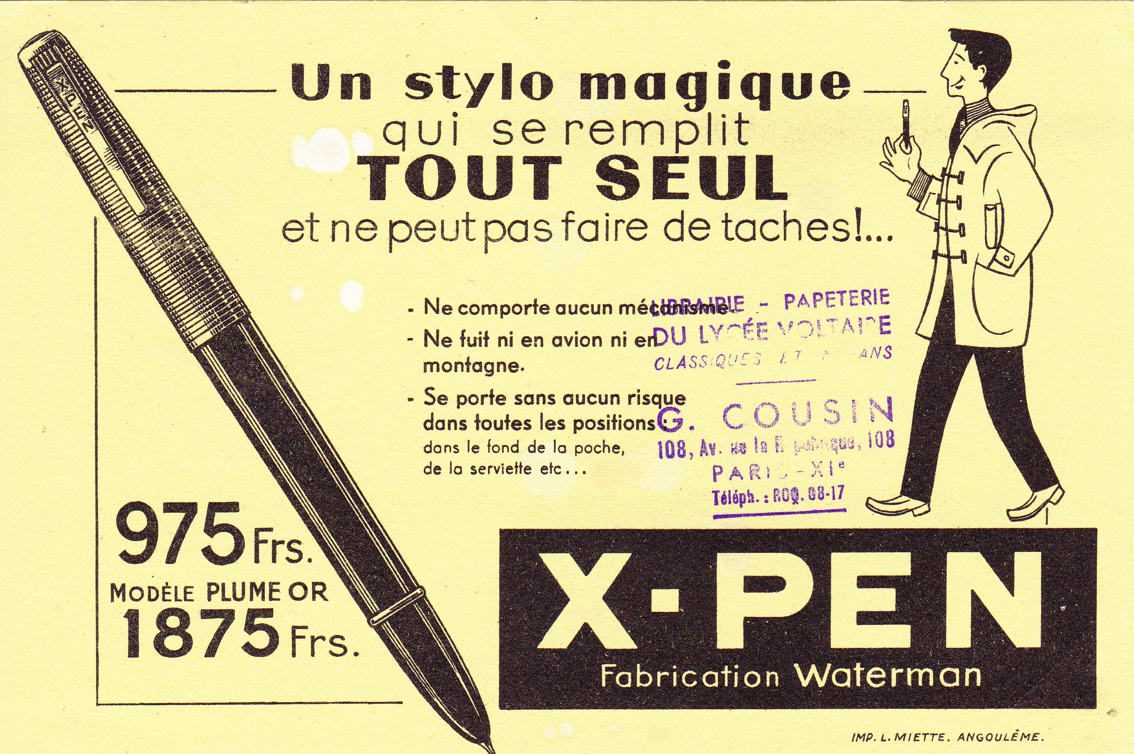 COLLECTION BUVARDS PUBLICITAIRES
